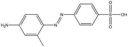 4-(4-Amino-2-methylphenylazo)benzenesulfonic acid 结构式