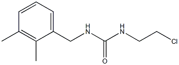 1-(2-Chloroethyl)-3-(2,3-dimethylbenzyl)urea 结构式