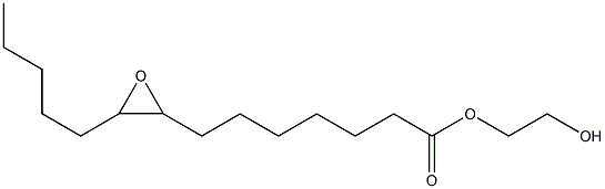 8,9-Epoxymyristic acid 2-hydroxyethyl ester 结构式