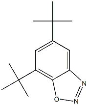 5,7-Bis(1,1-dimethylethyl)-1,2,3-benzoxadiazole 结构式