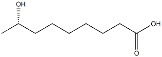 [S,(+)]-8-Hydroxynonanoic acid 结构式