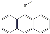 9-(Methylthio)anthracene 结构式