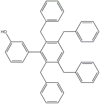 3-(2,3,5,6-Tetrabenzylphenyl)phenol 结构式