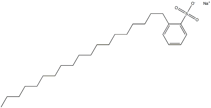 2-Nonadecylbenzenesulfonic acid sodium salt 结构式