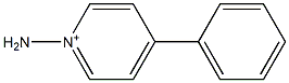 1-Amino-4-phenylpyridinium 结构式