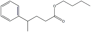 4-Phenylpentanoic acid butyl ester 结构式