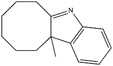 11a-Methyl-7,8,9,10,11,11a-hexahydro-6H-cyclooct[b]indole 结构式