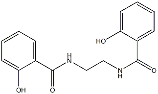 N,N'-Ethylenebissalicylamide 结构式