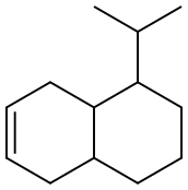 1,2,3,4,4a,5,8,8a-Octahydro-1-isopropylnaphthalene 结构式