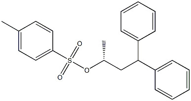 (+)-p-Toluenesulfonic acid (R)-4,4-diphenylbutane-2-yl ester 结构式