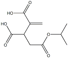 3-Butene-1,2,3-tricarboxylic acid 2-propyl ester 结构式