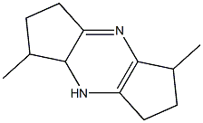 1,2,3,5,6,7,8,8a-Octahydro-1,5-dimethyldicyclopentapyrazine 结构式
