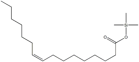 (Z)-9-Hexadecenoic acid trimethylsilyl ester 结构式