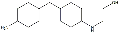 2-[4-(4-Aminocyclohexylmethyl)cyclohexylamino]ethanol 结构式