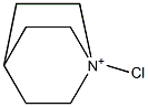 1-Chloro-1-azoniabicyclo[2.2.2]octane 结构式