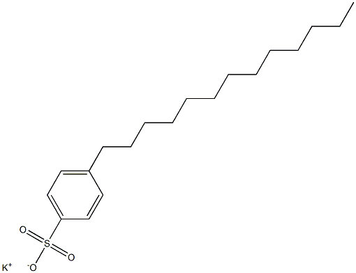 4-Tridecylbenzenesulfonic acid potassium salt 结构式