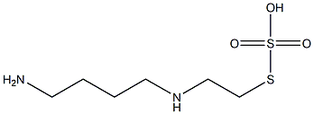 Thiosulfuric acid S-[2-[(4-aminobutyl)amino]ethyl] ester 结构式