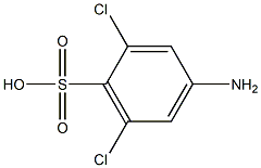 2,6-Dichloro-4-aminobenzenesulfonic acid 结构式