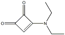 3-Diethylamino-3-cyclobutene-1,2-dione 结构式