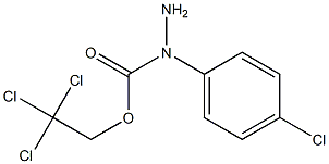 N2-(4-Chlorophenyl)carbazic acid (2,2,2-trichloroethyl) ester 结构式