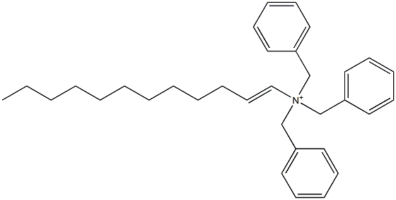 (1-Dodecenyl)tribenzylaminium 结构式