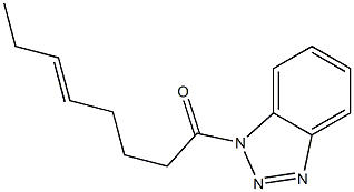 1-(5-Octenoyl)-1H-benzotriazole 结构式