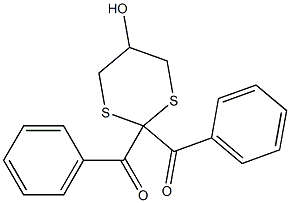 2,2-Dibenzoyl-1,3-dithian-5-ol 结构式