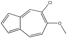 5-Chloro-6-methoxyazulene 结构式