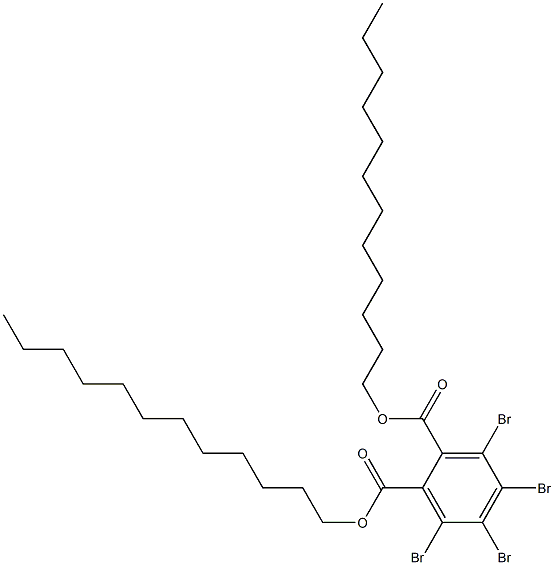 Tetrabromophthalic acid didodecyl ester 结构式