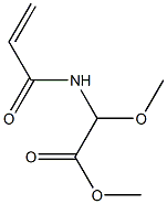 2-(Acryloylamino)-2-methoxyacetic acid methyl ester 结构式