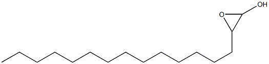 1,2-Epoxyhexadecan-1-ol 结构式