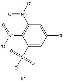 5-Chloro-2,3-dinitrobenzenesulfonic acid potassium salt 结构式