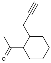 1-Acetyl-2-(2-propynyl)cyclohexane 结构式