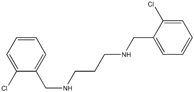 N,N'-Bis(o-chlorobenzyl)-1,3-propanediamine 结构式