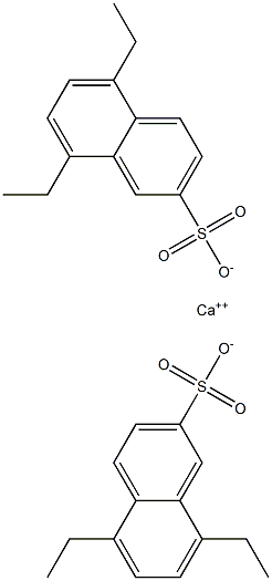 Bis(5,8-diethyl-2-naphthalenesulfonic acid)calcium salt 结构式