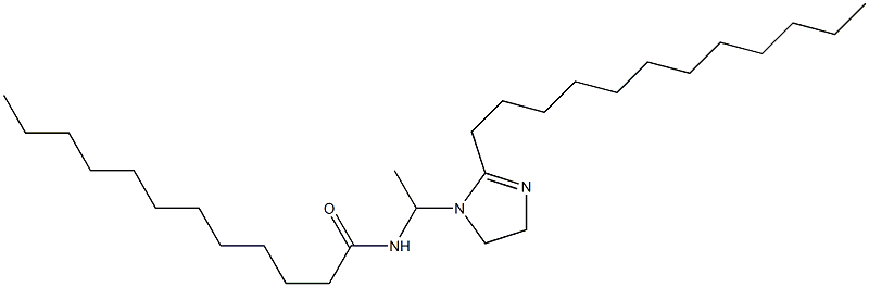 1-(1-Lauroylaminoethyl)-2-dodecyl-2-imidazoline 结构式