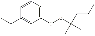 3-Isopropylphenyl 1,1-dimethylbutyl peroxide 结构式