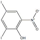 2,4-Diiodo-6-nitrophenol 结构式