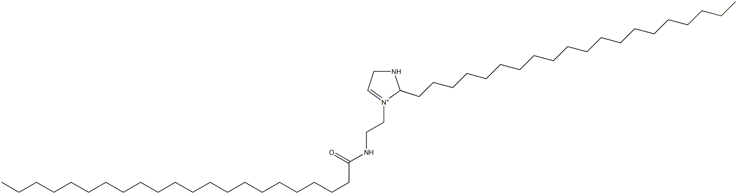 3-[2-(Docosanoylamino)ethyl]-2-icosyl-3-imidazoline-3-ium 结构式