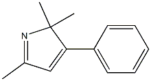 2,2,5-Trimethyl-3-phenyl-2H-pyrrole 结构式