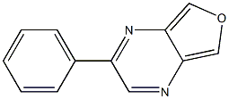 2-Phenylfuro[3,4-b]pyrazine 结构式