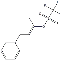 4-Phenyl-2-butene-2-yl=trifluoromethanesulfonate 结构式