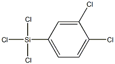 (3,4-Dichlorophenyl)trichlorosilane 结构式