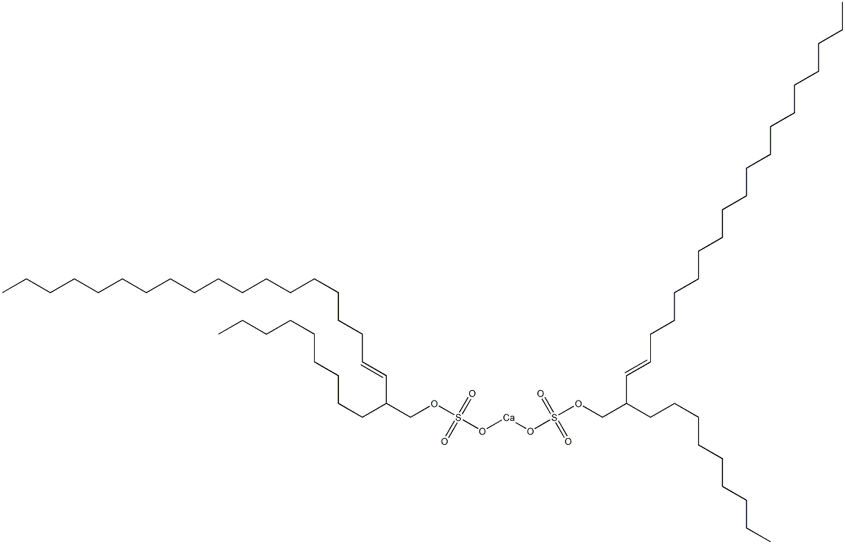 Bis(2-nonyl-3-henicosenyloxysulfonyloxy)calcium 结构式