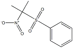 2-Nitro-2-(phenylsulfonyl)propane 结构式