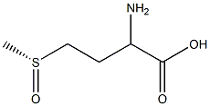 (R)-2-Amino-4-(methylsulfinyl)butanoic acid 结构式