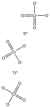 Trichromic acid dithallium(I) salt 结构式