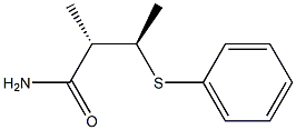 (2S,3R)-3-Phenylthio-2-methylbutanamide 结构式