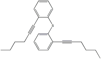 1-Hexynylphenyl sulfide 结构式