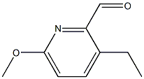 3-Ethyl-6-methoxypyridine-2-carbaldehyde 结构式